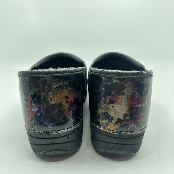 Dansko XP 2.0 Women’s Sz EU 39 US 8.5-9 Cheetah Print Leather Nursing Clogs - Picture 4 of 10